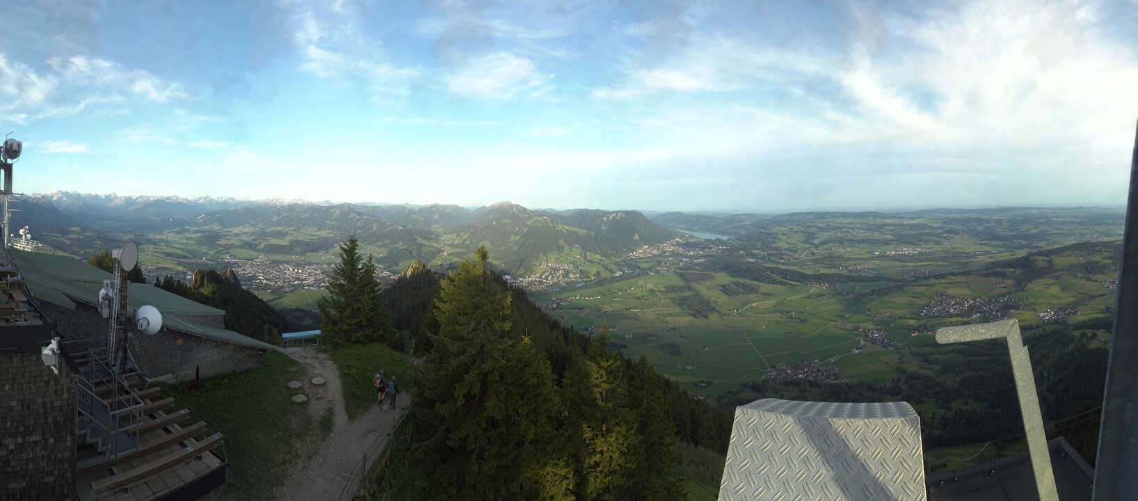 Archived image Webcam Grünten - View over Sonthofen and Immenstadt