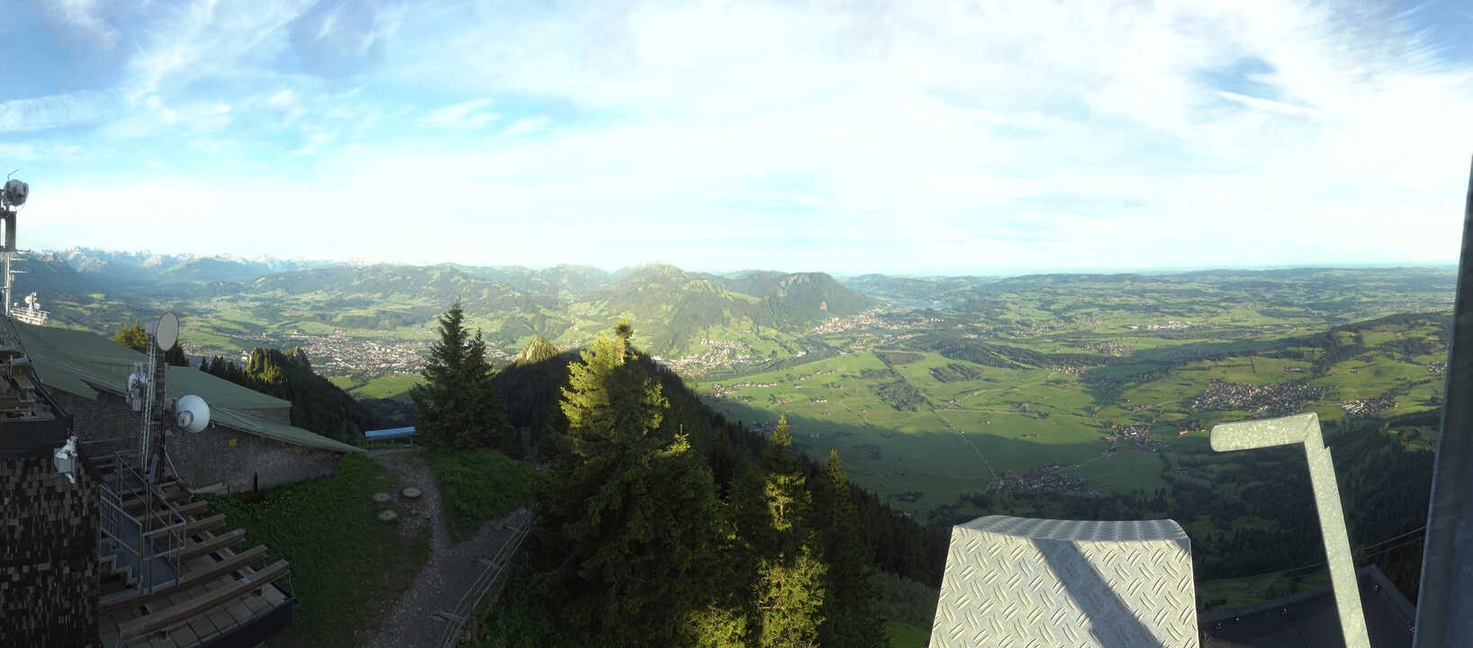 Archiv Foto Webcam Grünten - Ausblick auf Sonthofen und Immenstadt