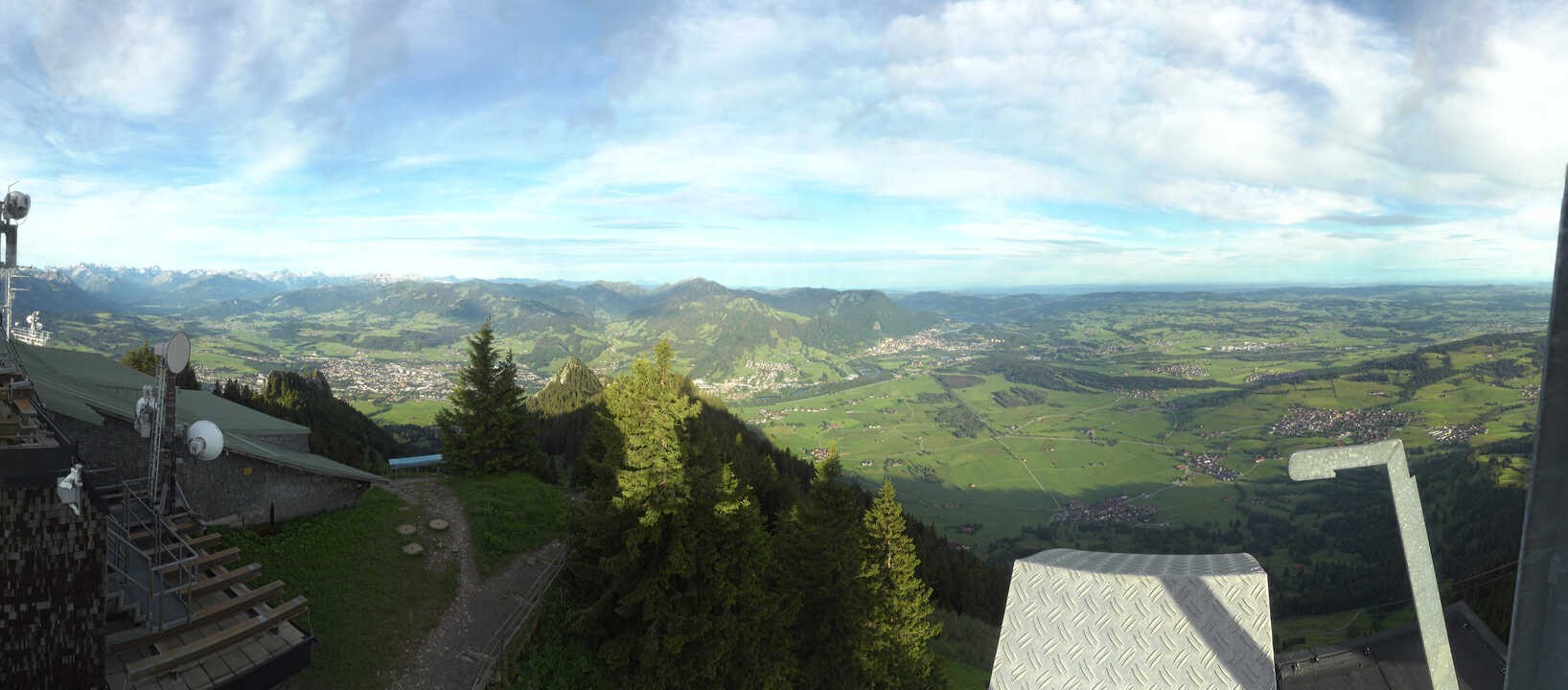 Archiv Foto Webcam Grünten - Ausblick auf Sonthofen und Immenstadt