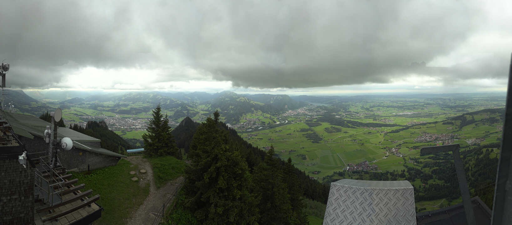 Archiv Foto Webcam Grünten - Ausblick auf Sonthofen und Immenstadt