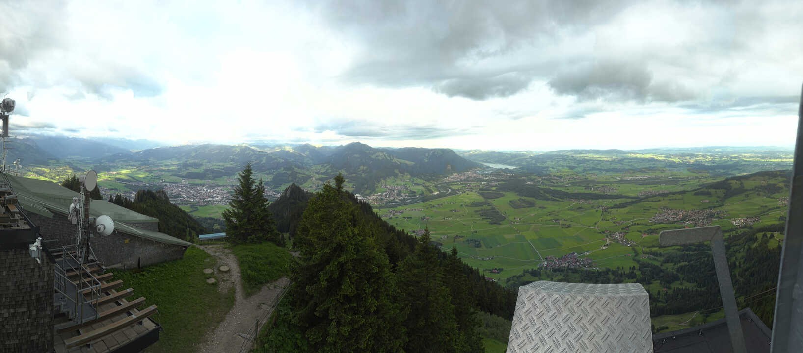 Archiv Foto Webcam Grünten - Ausblick auf Sonthofen und Immenstadt