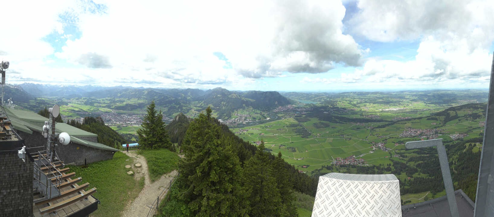 Archiv Foto Webcam Grünten - Ausblick auf Sonthofen und Immenstadt