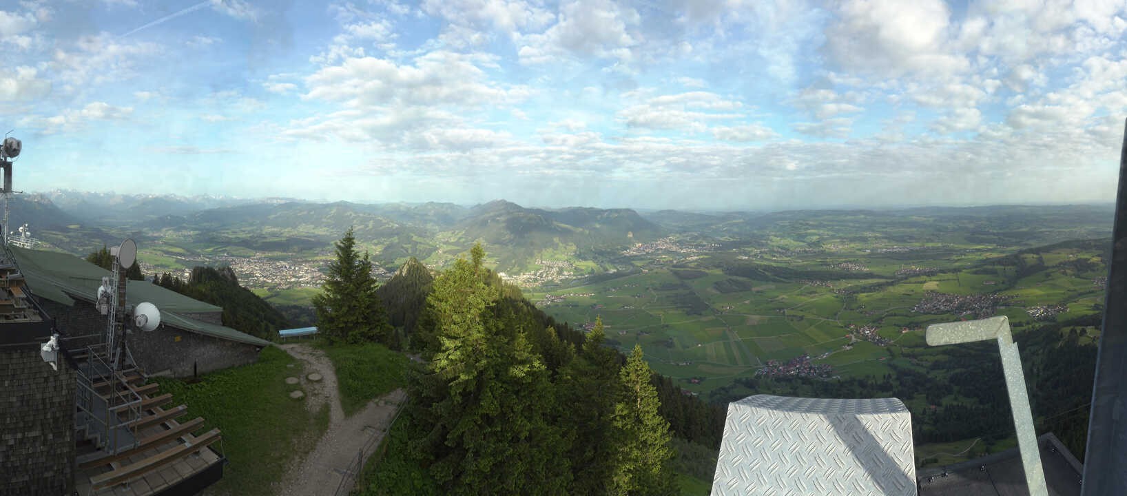 Archiv Foto Webcam Grünten - Ausblick auf Sonthofen und Immenstadt