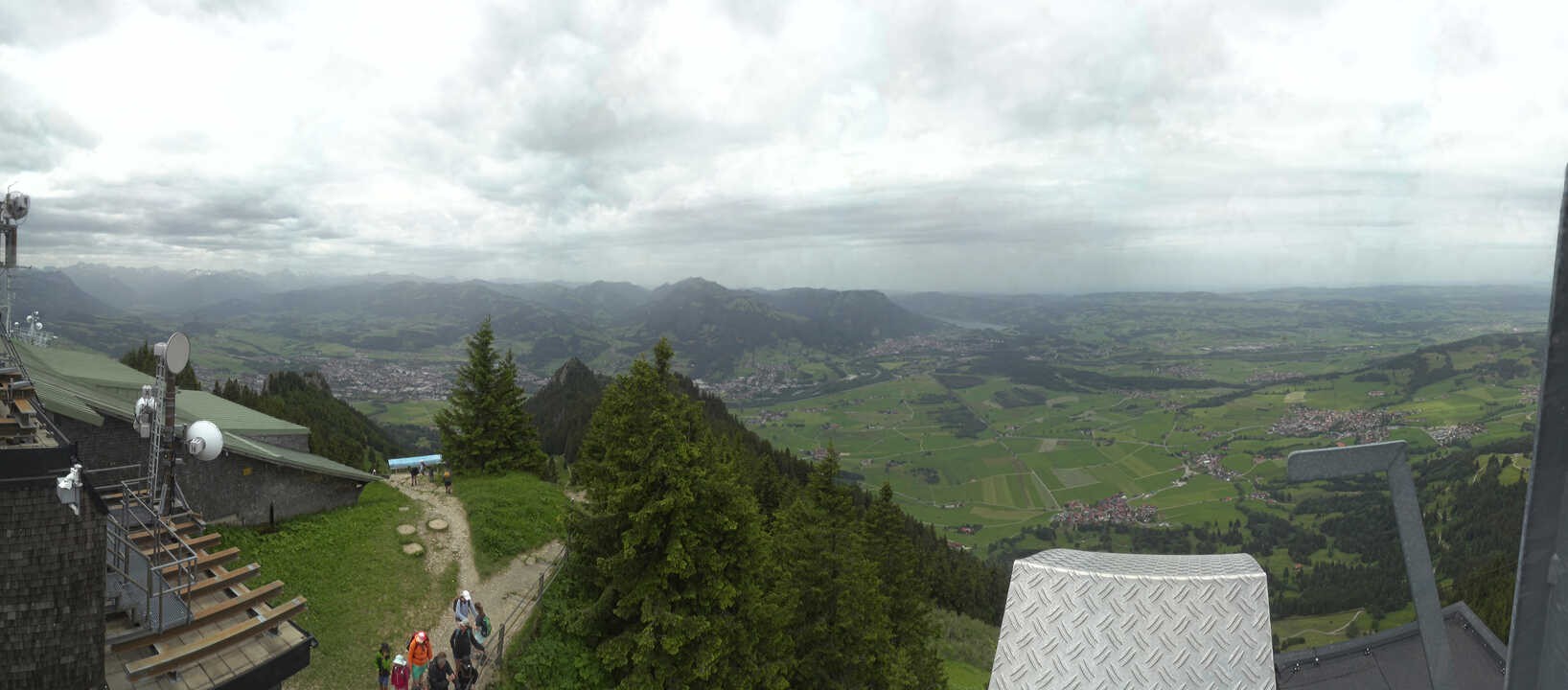 Archived image Webcam Grünten - View over Sonthofen and Immenstadt