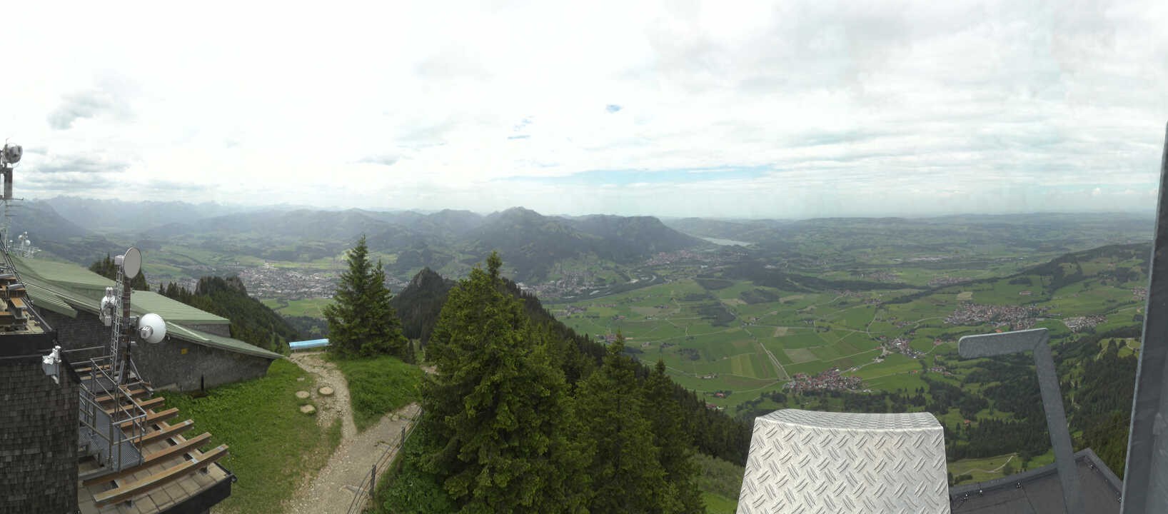 Archived image Webcam Grünten - View over Sonthofen and Immenstadt