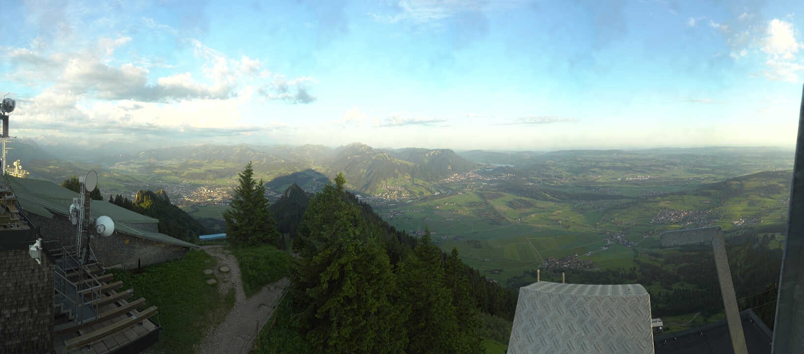 Archiv Foto Webcam Grünten - Ausblick auf Sonthofen und Immenstadt