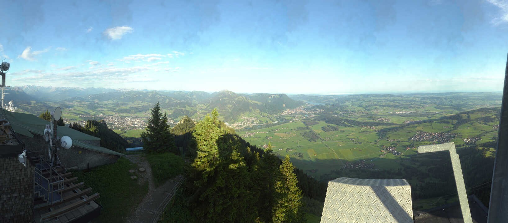 Archiv Foto Webcam Grünten - Ausblick auf Sonthofen und Immenstadt