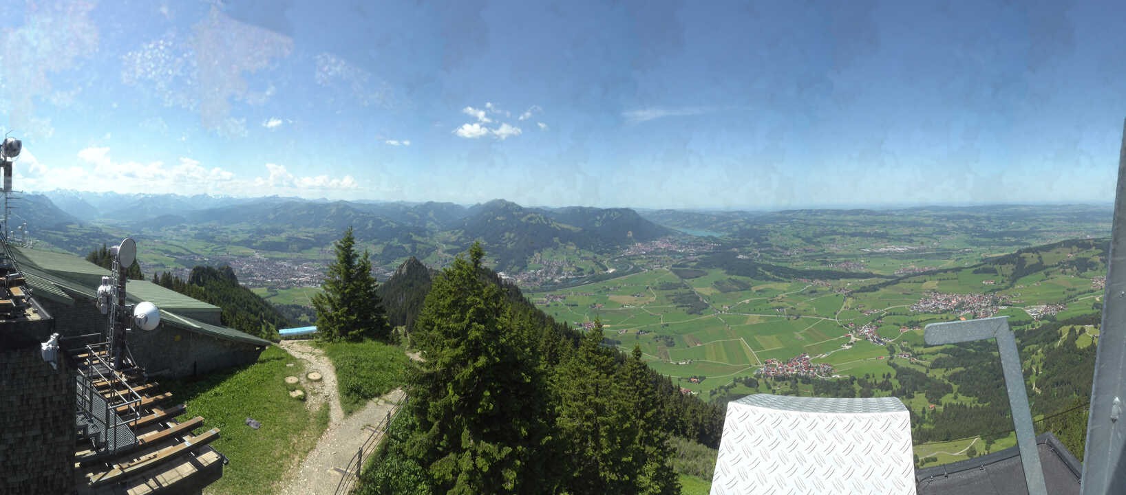 Archiv Foto Webcam Grünten - Ausblick auf Sonthofen und Immenstadt