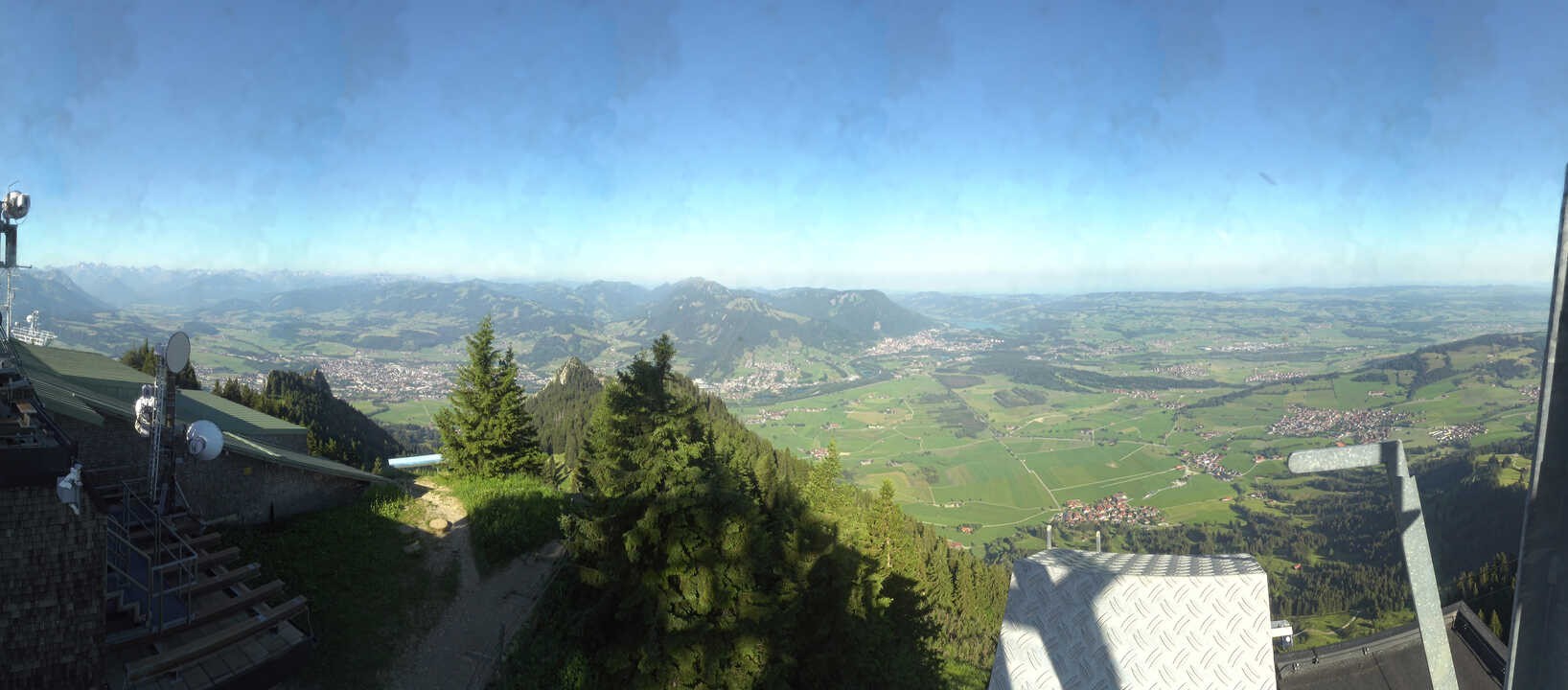 Archiv Foto Webcam Grünten - Ausblick auf Sonthofen und Immenstadt