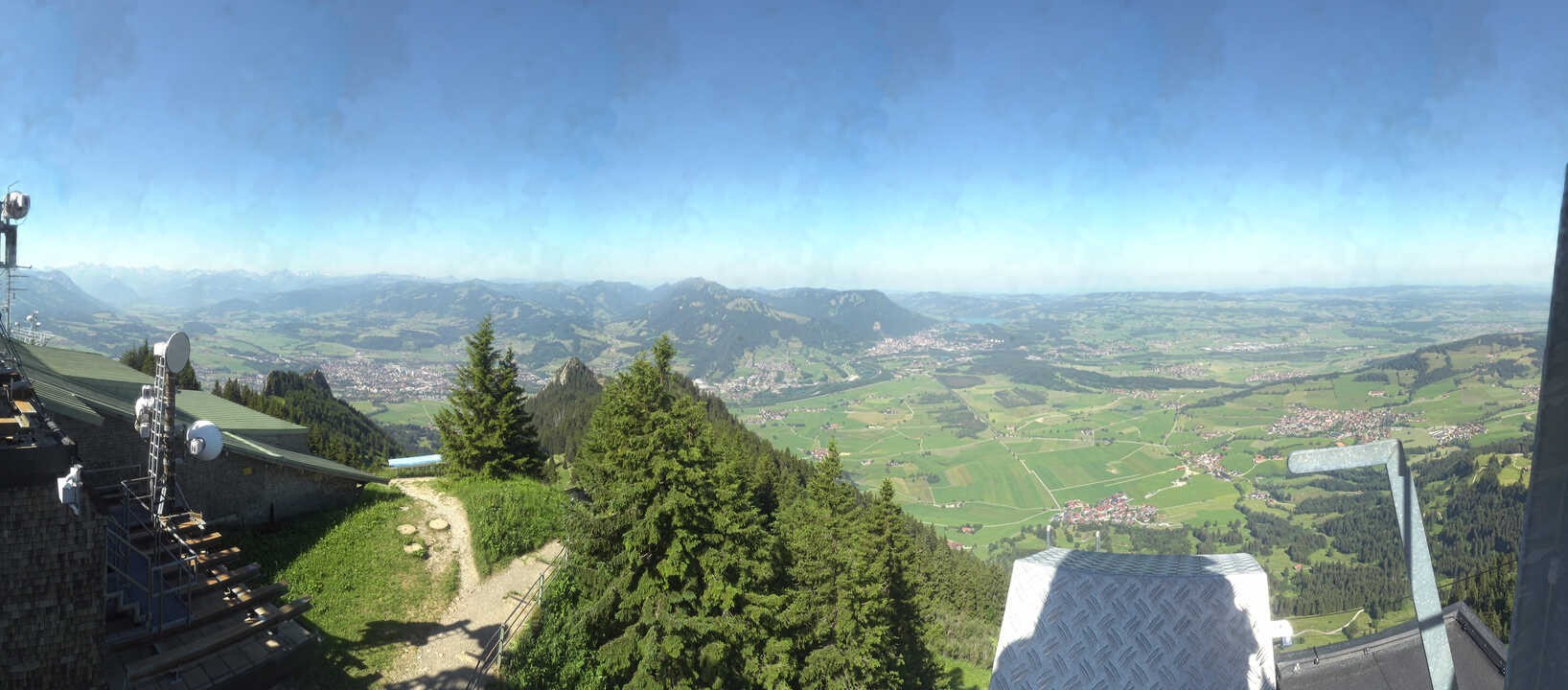 Archiv Foto Webcam Grünten - Ausblick auf Sonthofen und Immenstadt