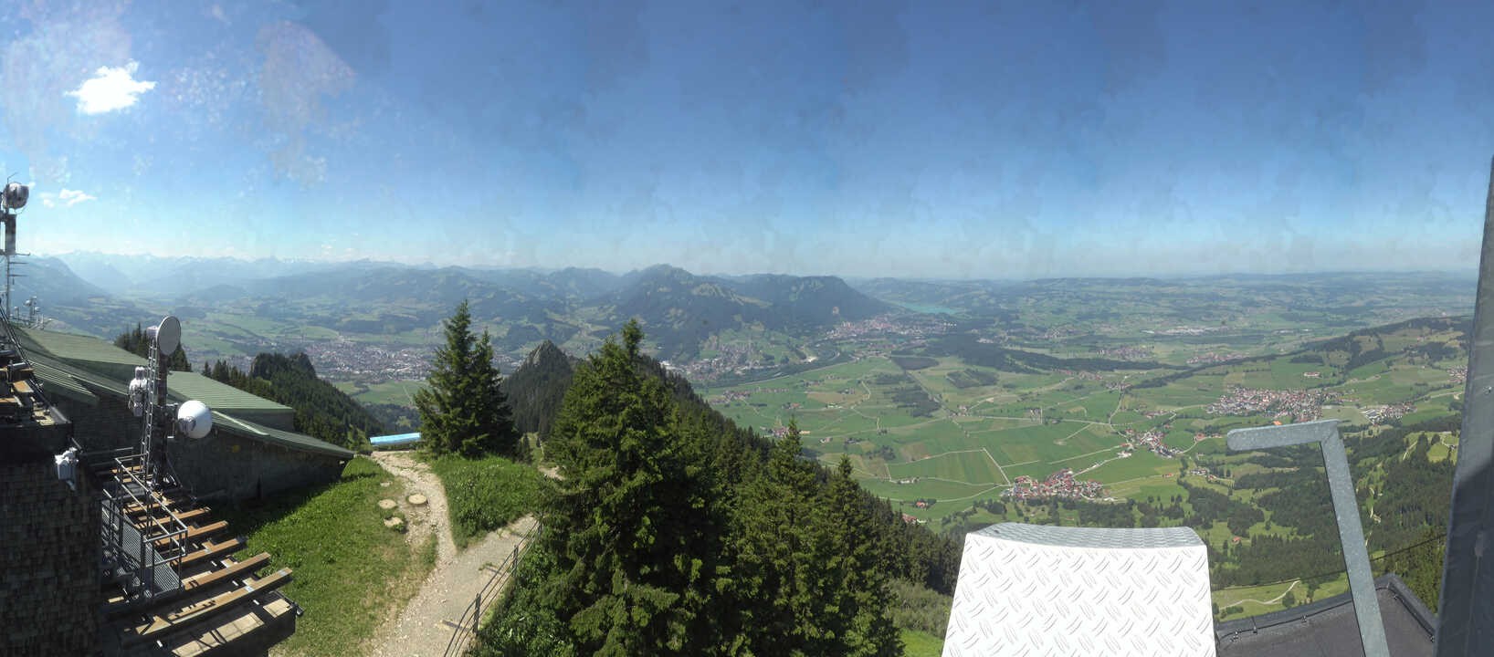 Archiv Foto Webcam Grünten - Ausblick auf Sonthofen und Immenstadt