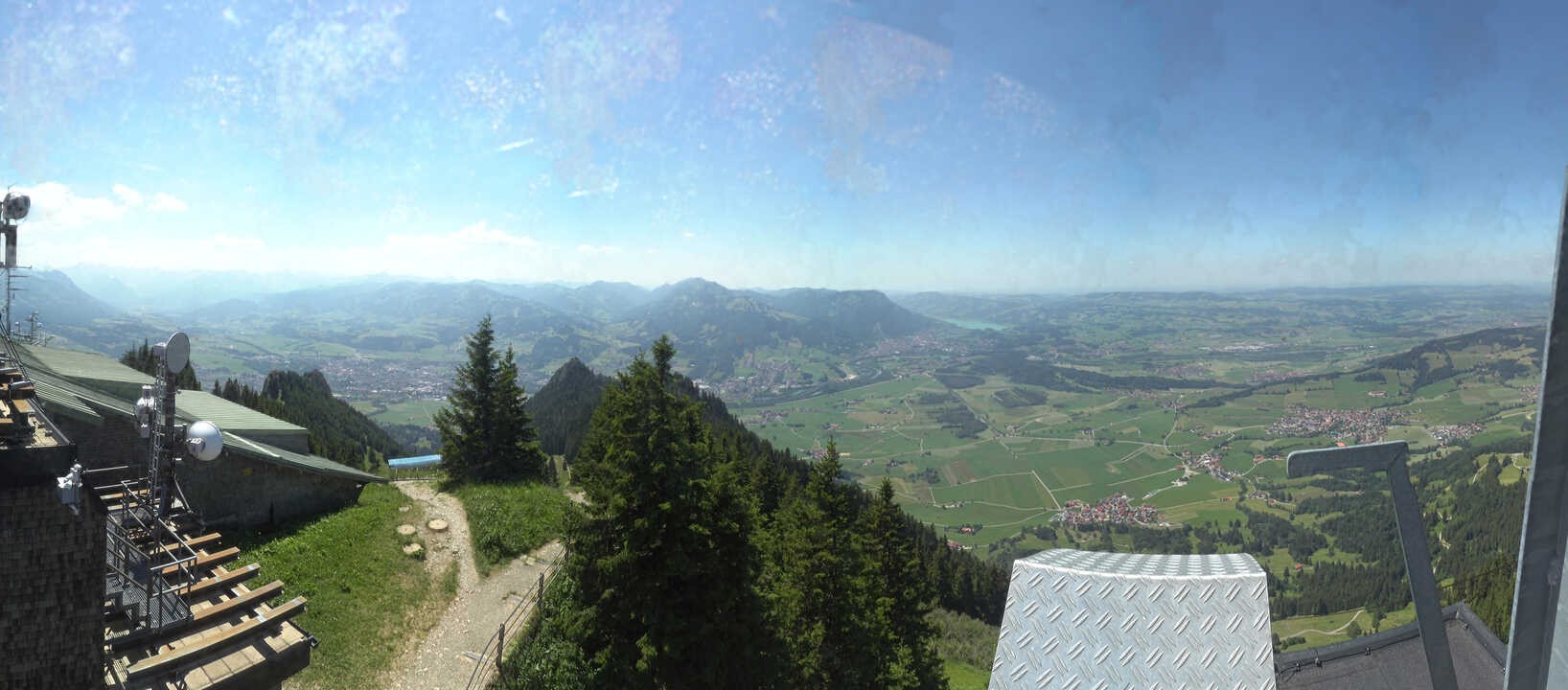 Archiv Foto Webcam Grünten - Ausblick auf Sonthofen und Immenstadt