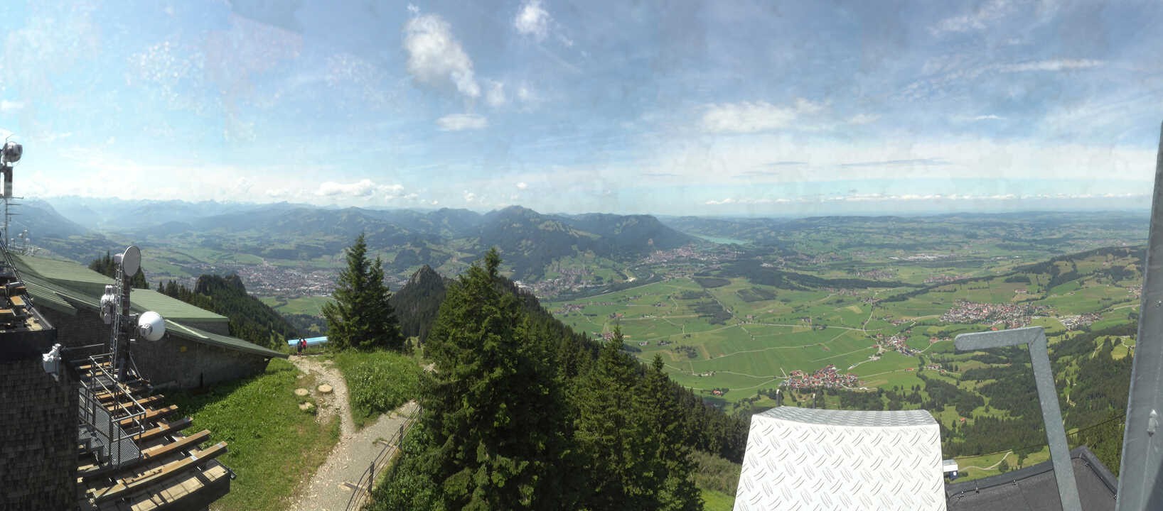 Archiv Foto Webcam Grünten - Ausblick auf Sonthofen und Immenstadt