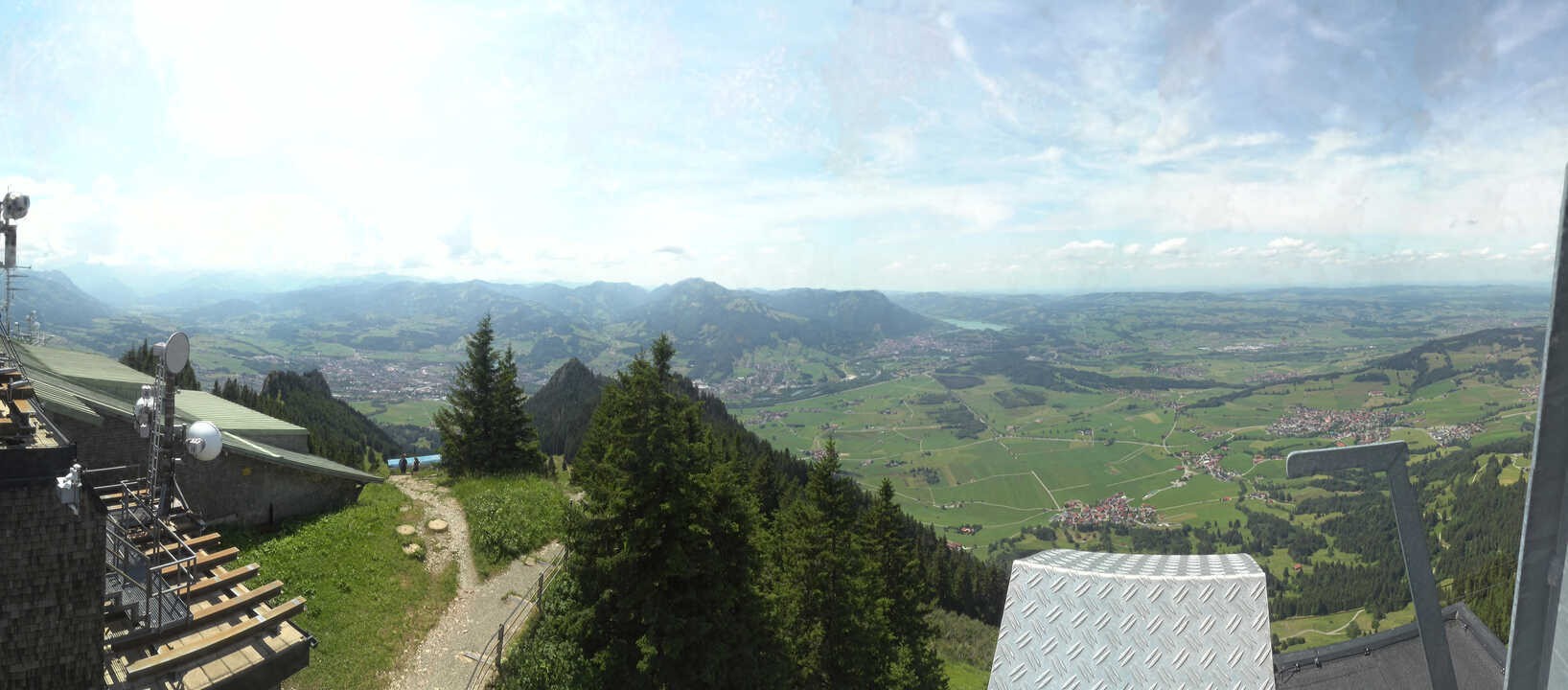 Archiv Foto Webcam Grünten - Ausblick auf Sonthofen und Immenstadt