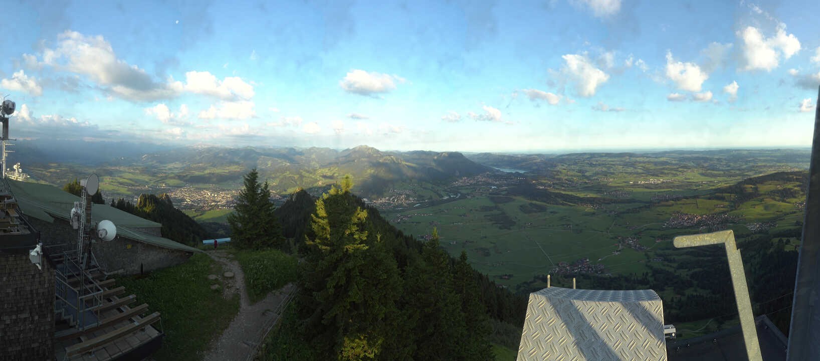 Archiv Foto Webcam Grünten - Ausblick auf Sonthofen und Immenstadt