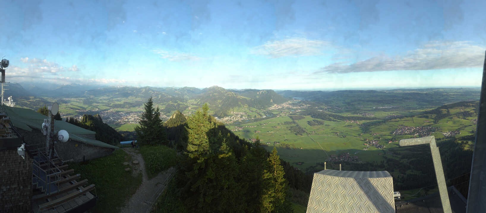 Archiv Foto Webcam Grünten - Ausblick auf Sonthofen und Immenstadt