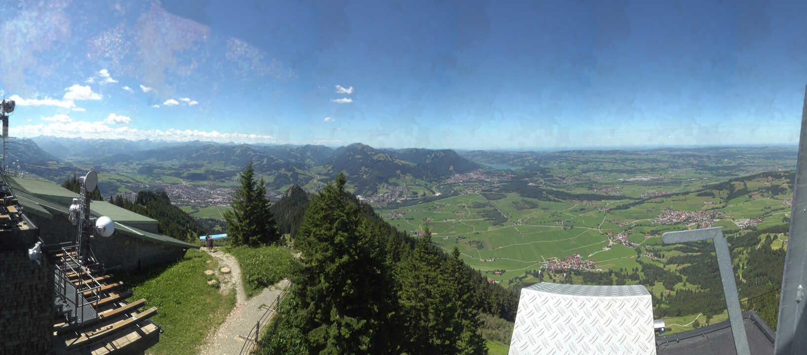 Archiv Foto Webcam Grünten - Ausblick auf Sonthofen und Immenstadt