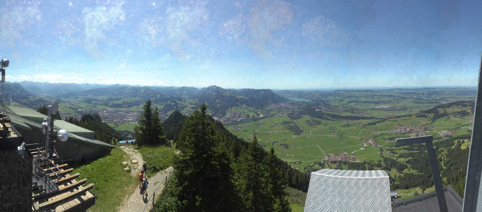 Archiv Foto Webcam Grünten - Ausblick auf Sonthofen und Immenstadt