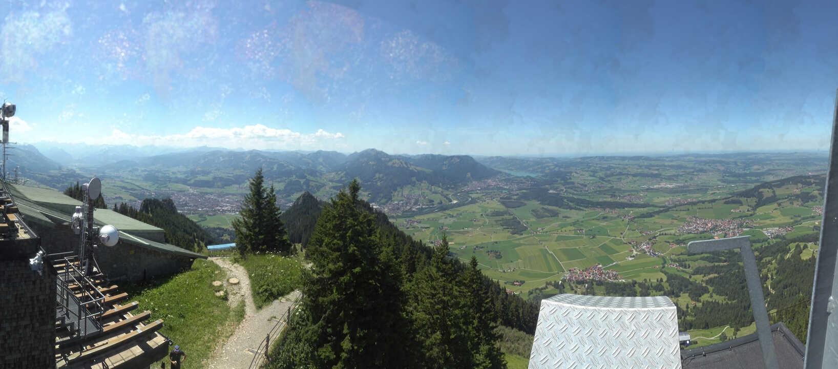 Archived image Webcam Grünten - View over Sonthofen and Immenstadt