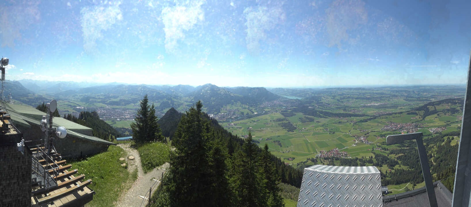 Archiv Foto Webcam Grünten - Ausblick auf Sonthofen und Immenstadt