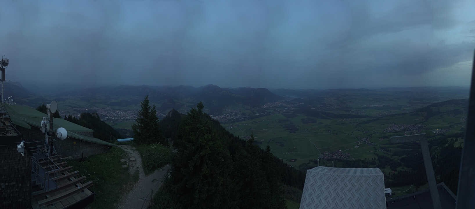 Archiv Foto Webcam Grünten - Ausblick auf Sonthofen und Immenstadt