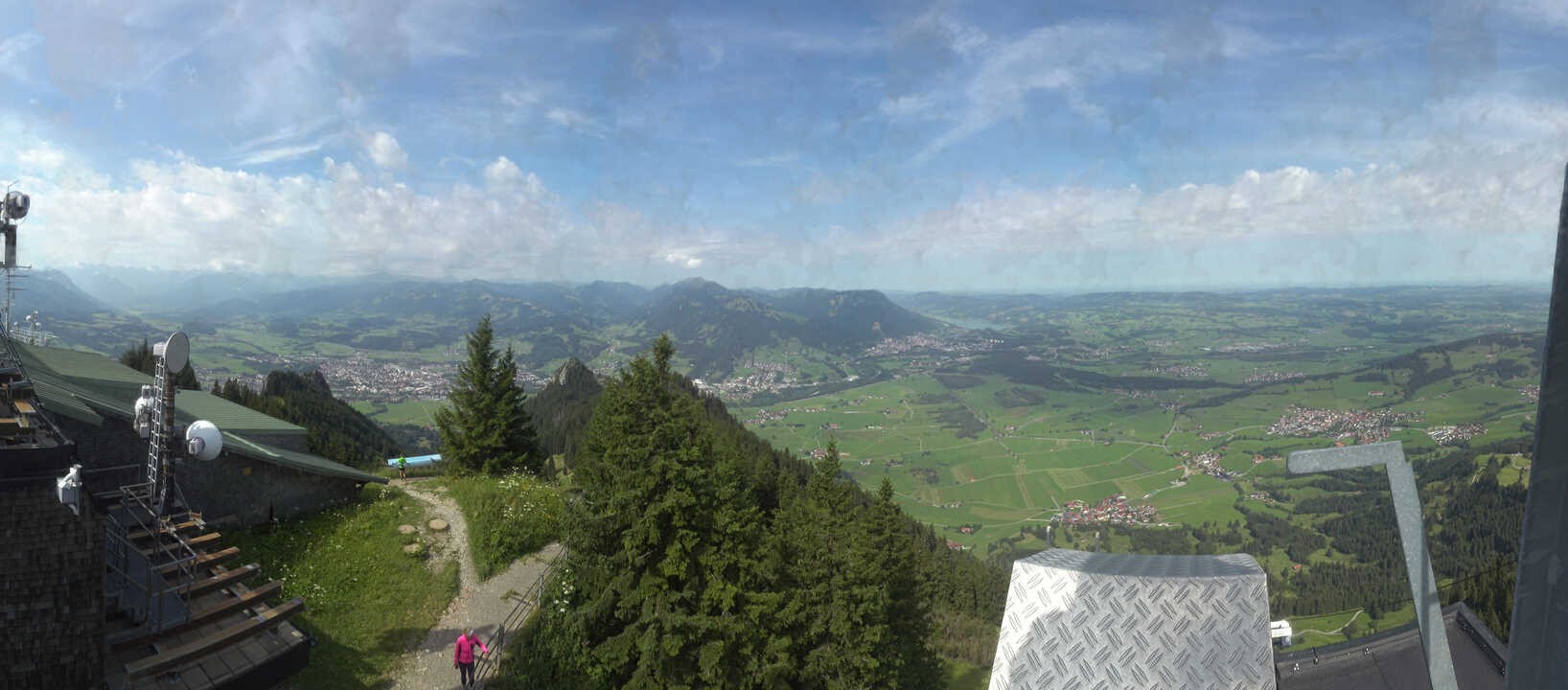 Archiv Foto Webcam Grünten - Ausblick auf Sonthofen und Immenstadt
