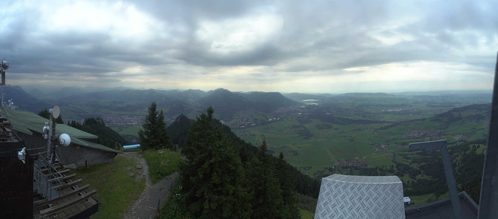 Archiv Foto Webcam Grünten - Ausblick auf Sonthofen und Immenstadt
