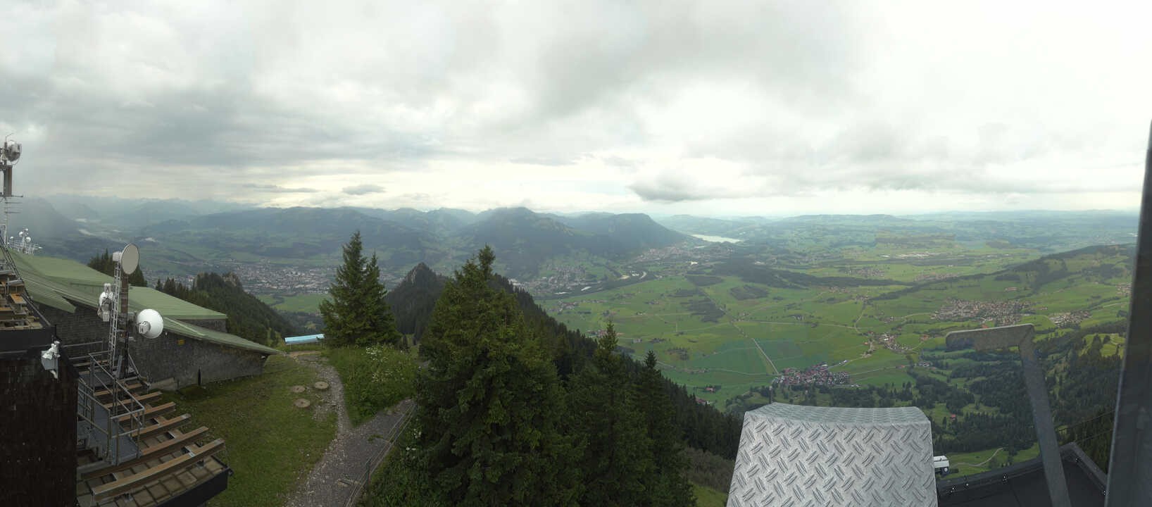 Archiv Foto Webcam Grünten - Ausblick auf Sonthofen und Immenstadt