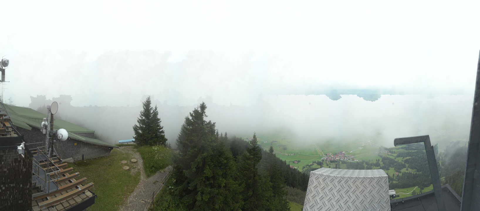 Archiv Foto Webcam Grünten - Ausblick auf Sonthofen und Immenstadt