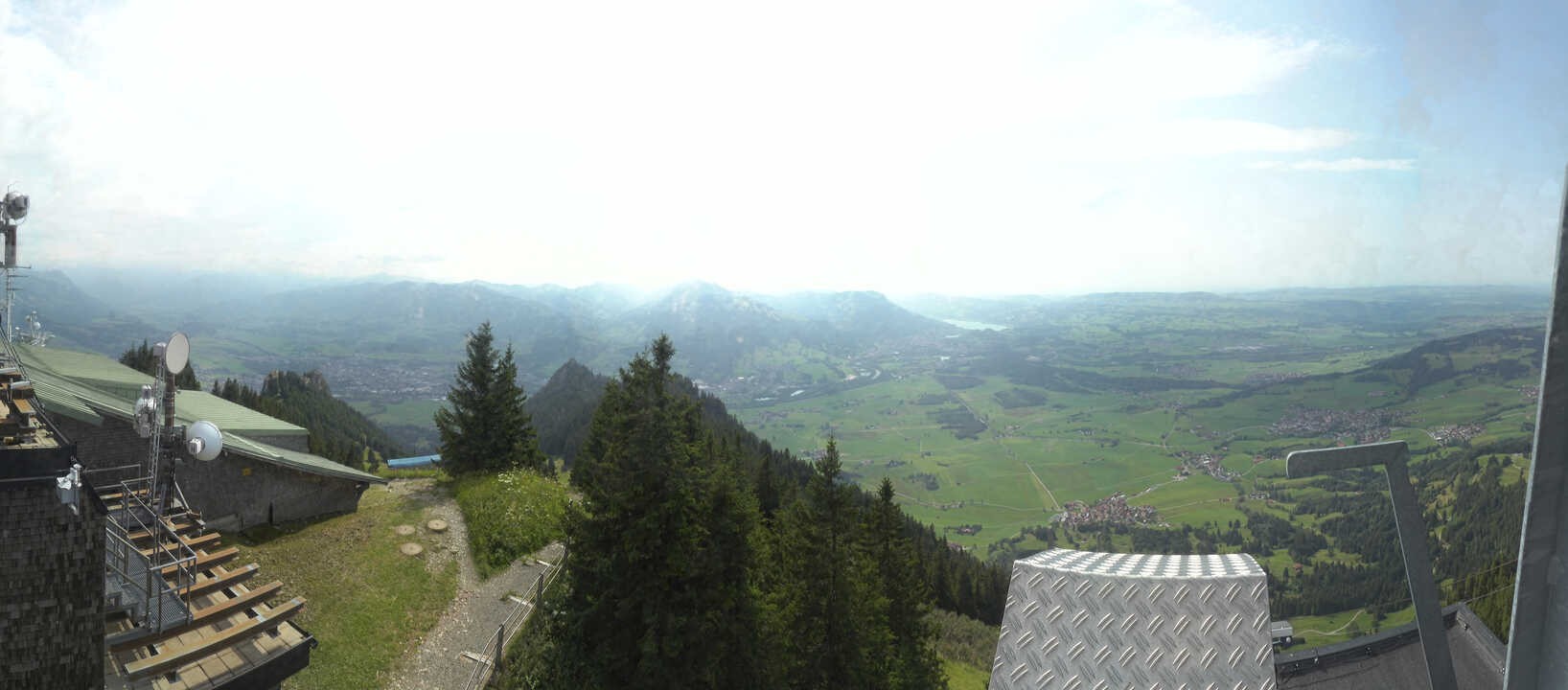 Archiv Foto Webcam Grünten - Ausblick auf Sonthofen und Immenstadt