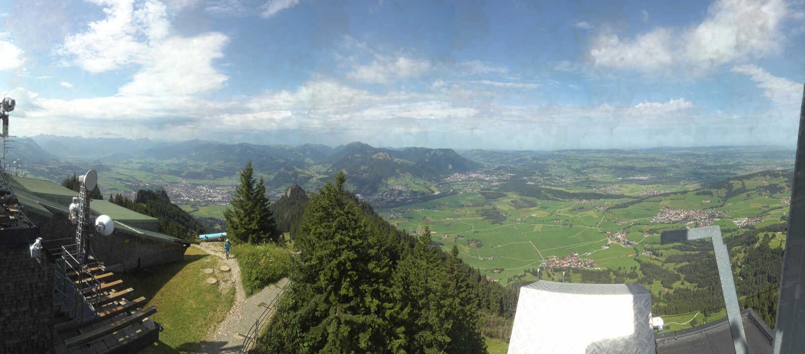 Archived image Webcam Grünten - View over Sonthofen and Immenstadt