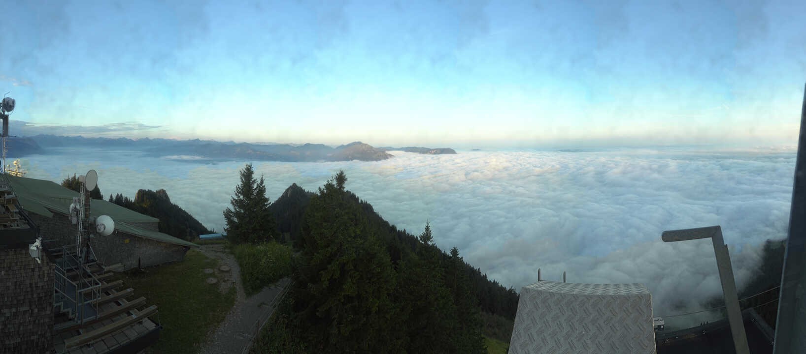 Archiv Foto Webcam Grünten - Ausblick auf Sonthofen und Immenstadt