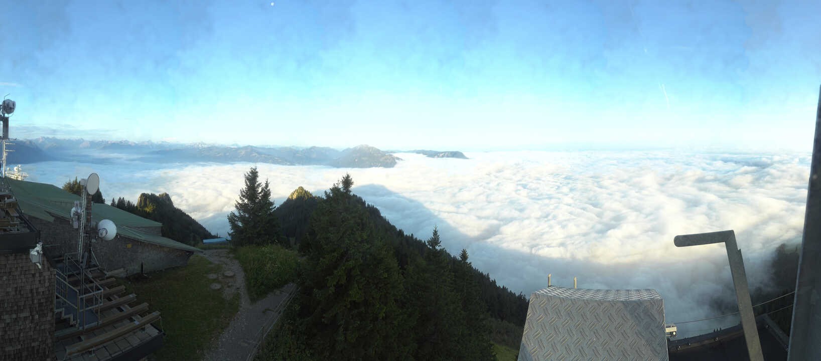 Archiv Foto Webcam Grünten - Ausblick auf Sonthofen und Immenstadt