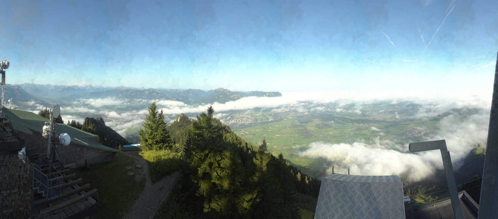 Archiv Foto Webcam Grünten - Ausblick auf Sonthofen und Immenstadt