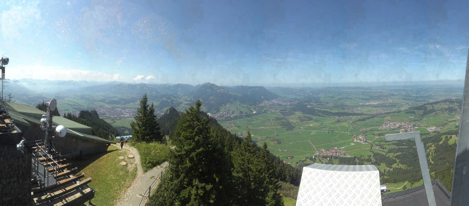 Archiv Foto Webcam Grünten - Ausblick auf Sonthofen und Immenstadt