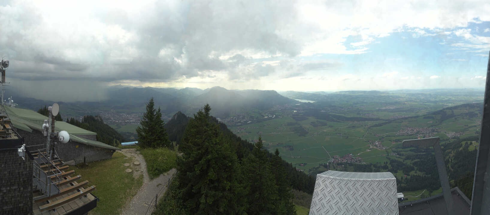 Archiv Foto Webcam Grünten - Ausblick auf Sonthofen und Immenstadt