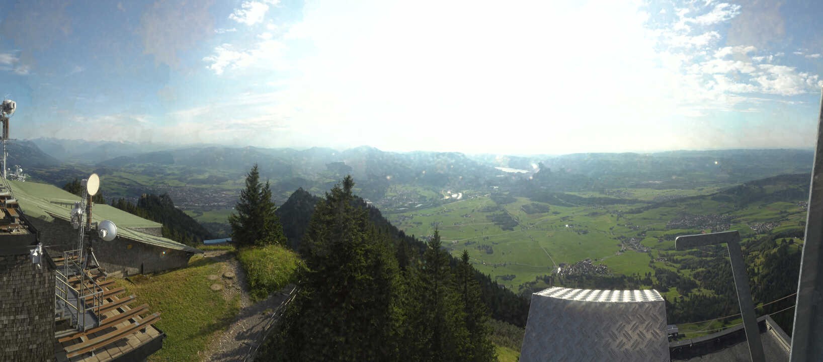 Archiv Foto Webcam Grünten - Ausblick auf Sonthofen und Immenstadt