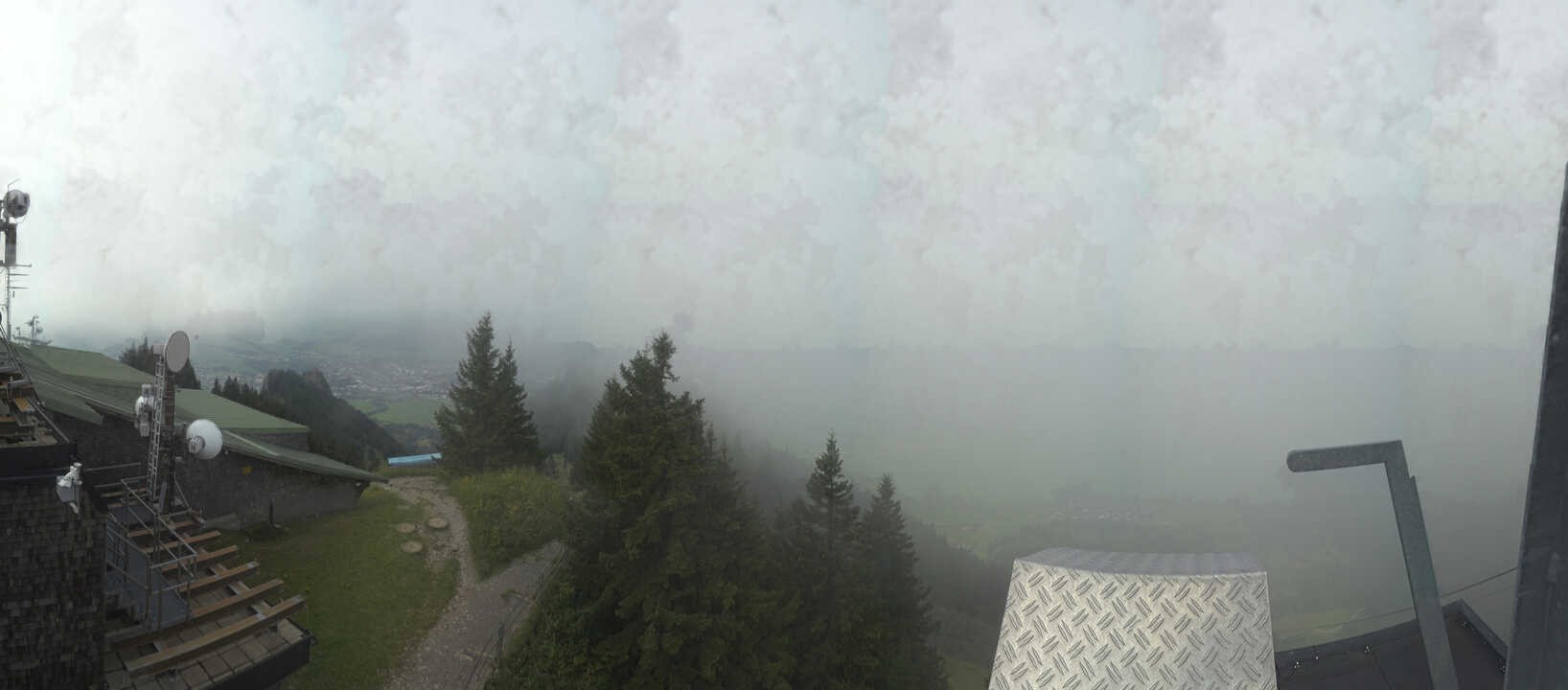 Archived image Webcam Grünten - View over Sonthofen and Immenstadt