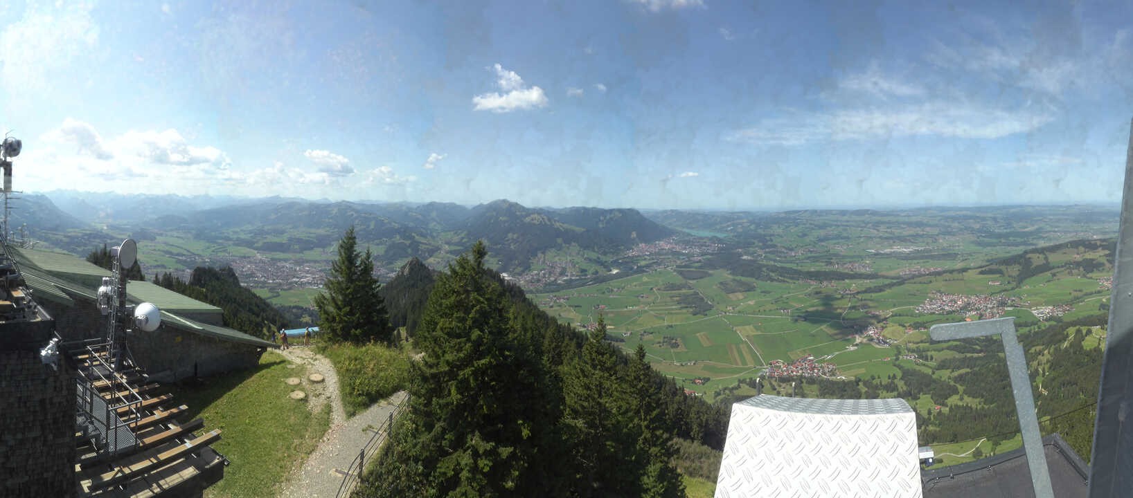 Archiv Foto Webcam Grünten - Ausblick auf Sonthofen und Immenstadt