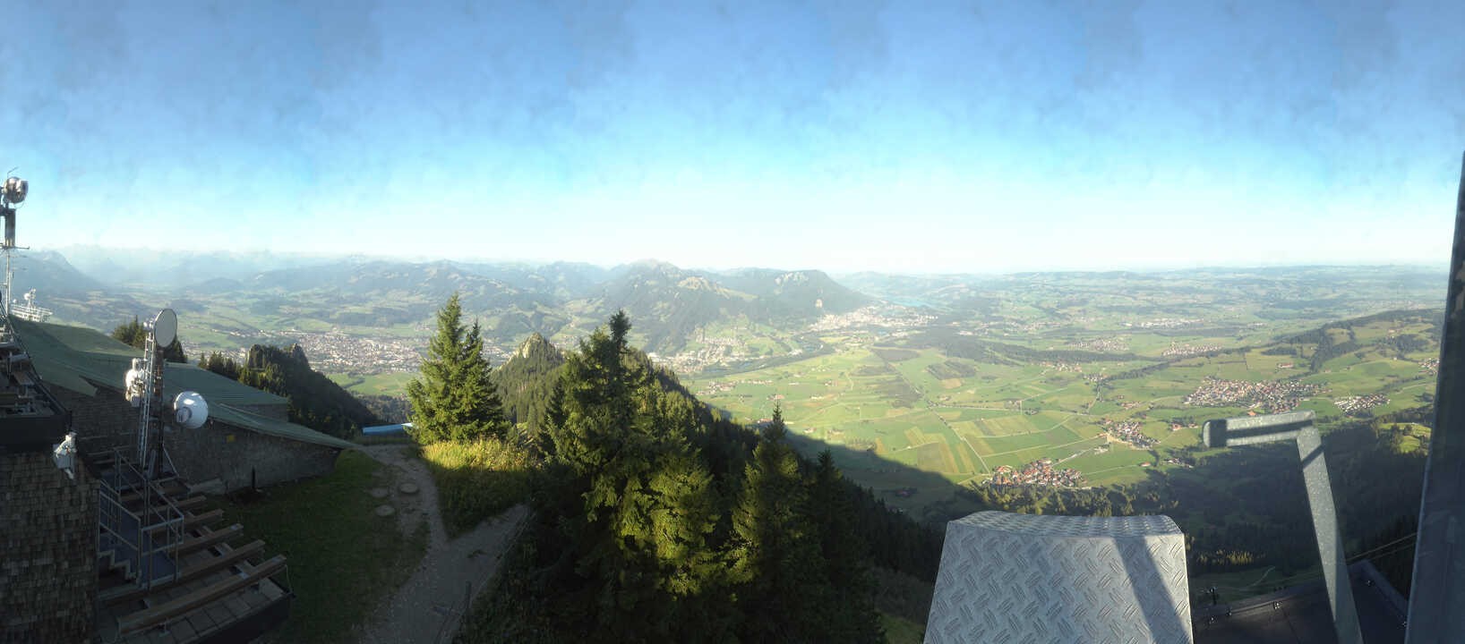 Archiv Foto Webcam Grünten - Ausblick auf Sonthofen und Immenstadt