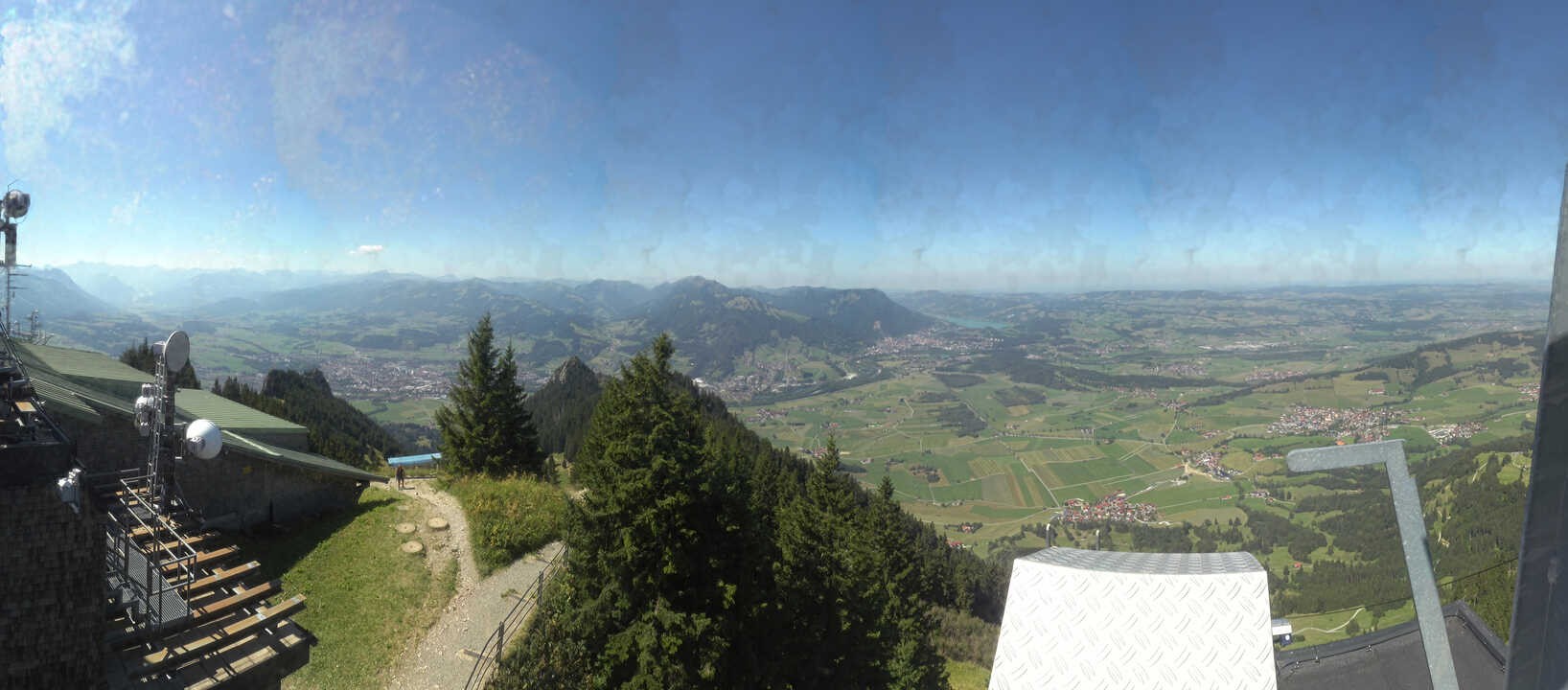 Archiv Foto Webcam Grünten - Ausblick auf Sonthofen und Immenstadt
