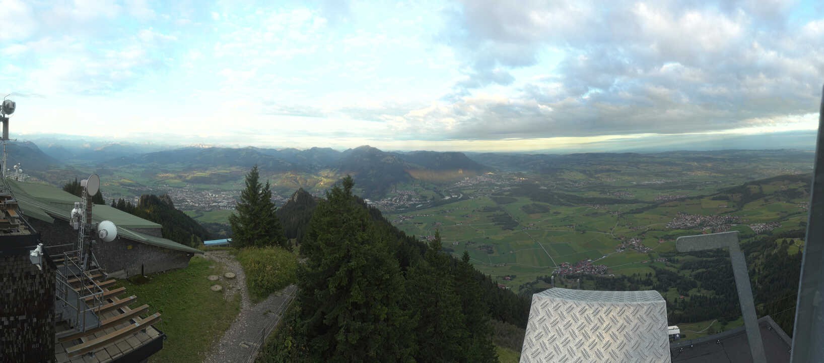 Archiv Foto Webcam Grünten - Ausblick auf Sonthofen und Immenstadt