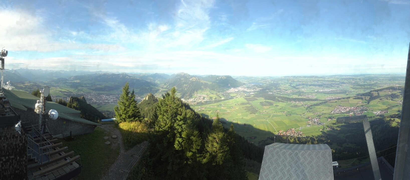 Archiv Foto Webcam Grünten - Ausblick auf Sonthofen und Immenstadt