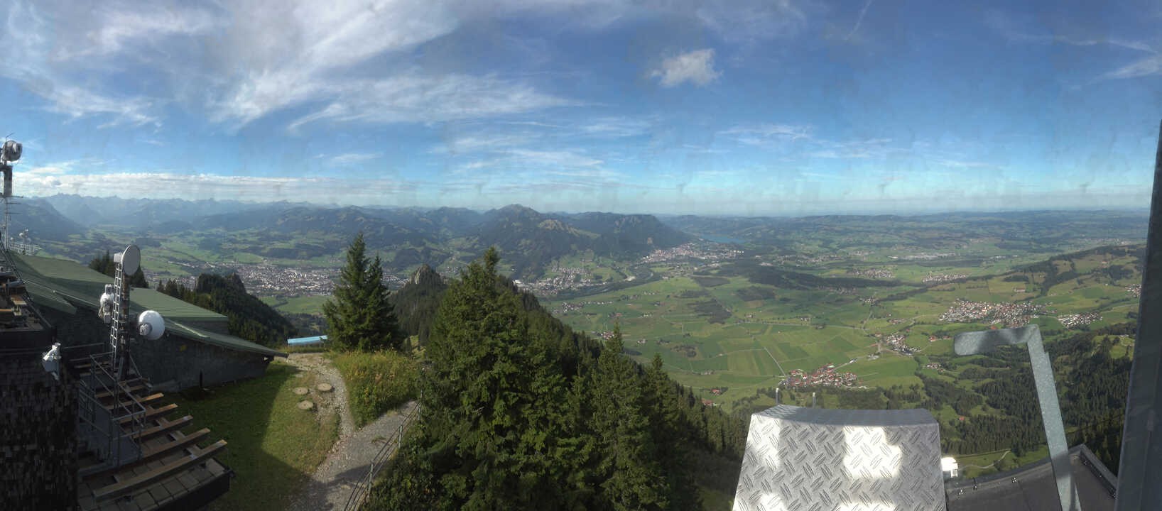 Archiv Foto Webcam Grünten - Ausblick auf Sonthofen und Immenstadt