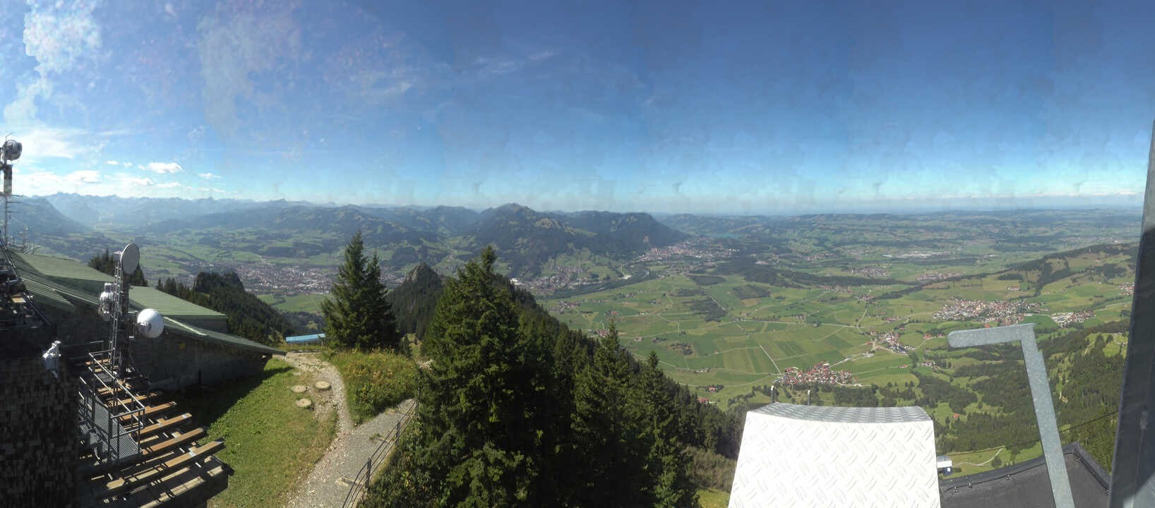Archiv Foto Webcam Grünten - Ausblick auf Sonthofen und Immenstadt