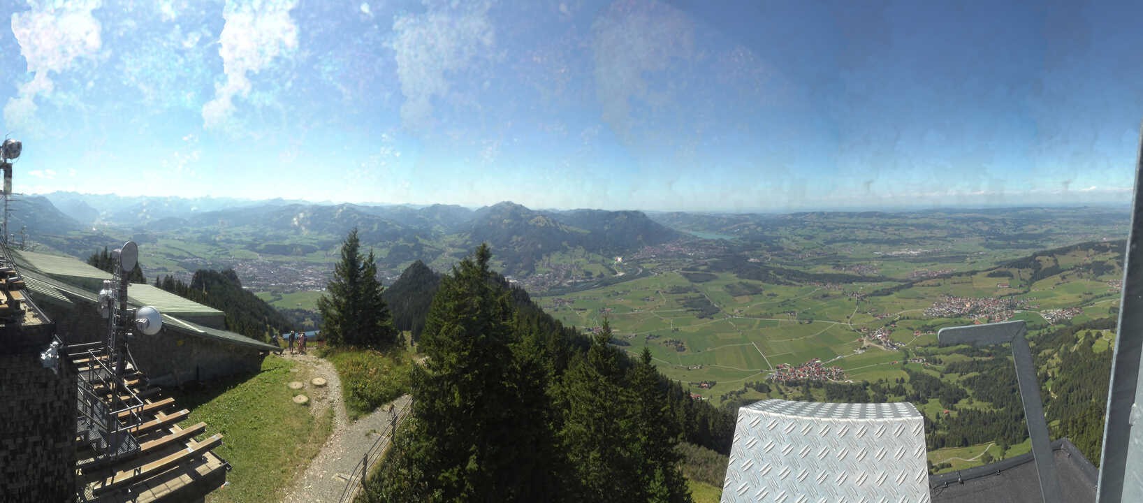 Archiv Foto Webcam Grünten - Ausblick auf Sonthofen und Immenstadt