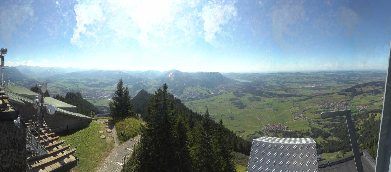 Archiv Foto Webcam Grünten - Ausblick auf Sonthofen und Immenstadt