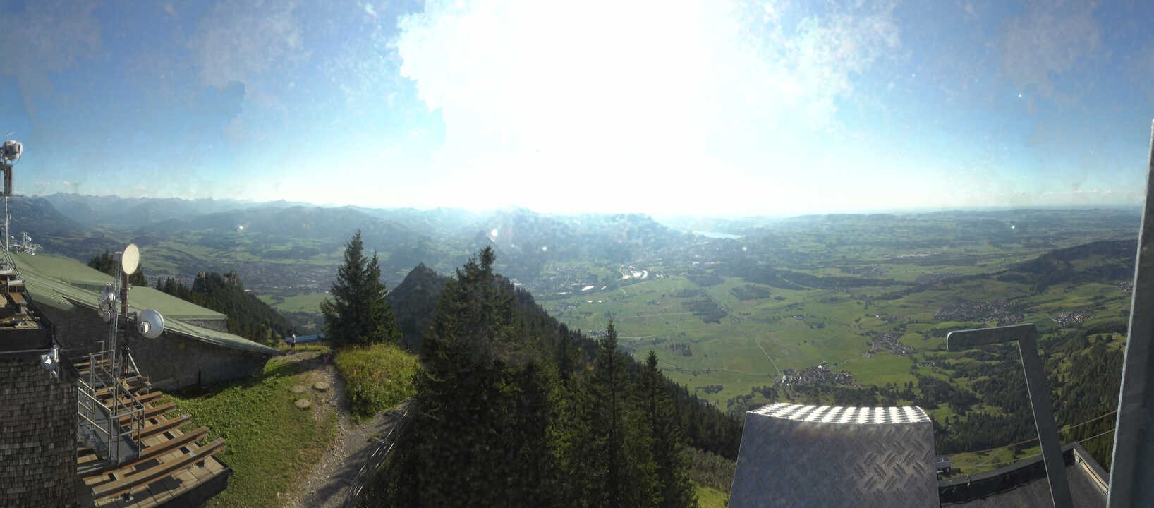 Archiv Foto Webcam Grünten - Ausblick auf Sonthofen und Immenstadt