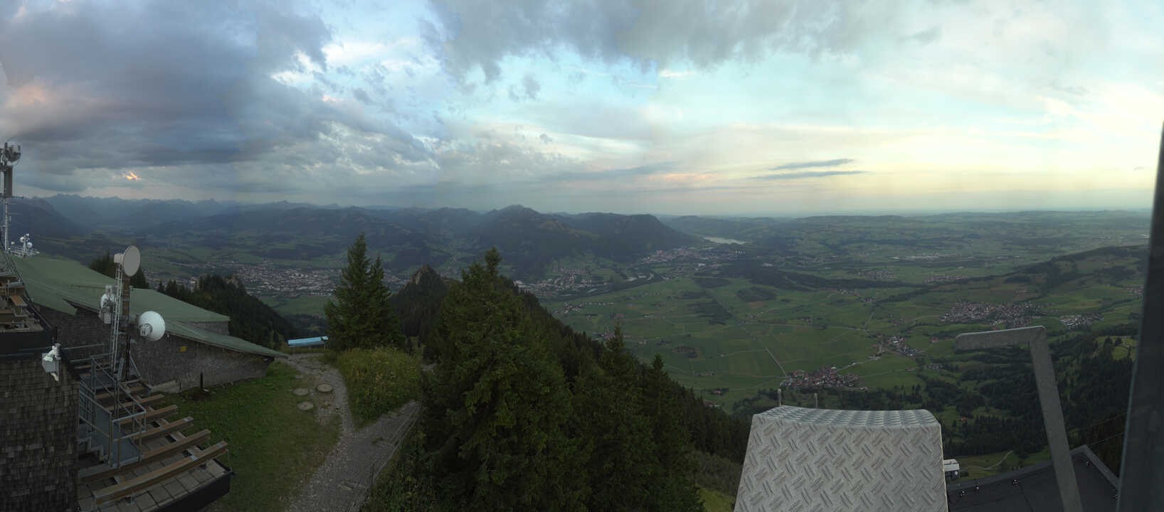 Archiv Foto Webcam Grünten - Ausblick auf Sonthofen und Immenstadt