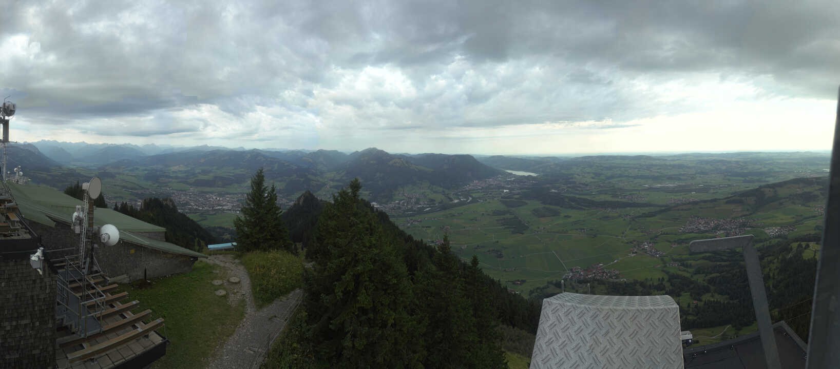 Archiv Foto Webcam Grünten - Ausblick auf Sonthofen und Immenstadt